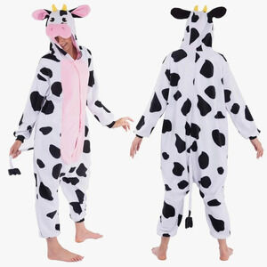 Cow Print Onesie Pajamas